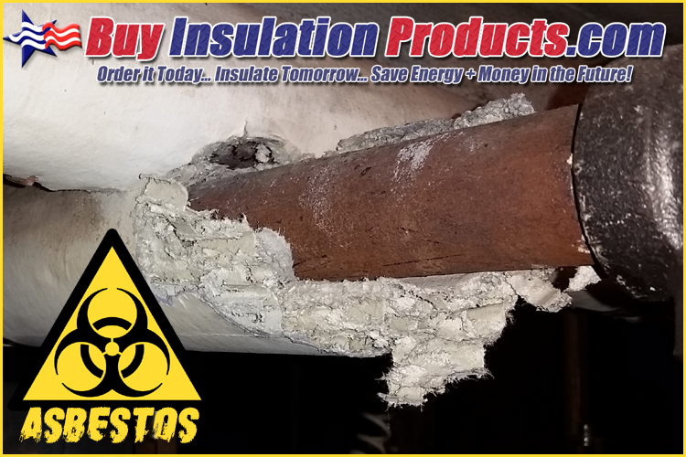 Deteriorating Asbestos Pipe Insulation prior to Encapsulation
