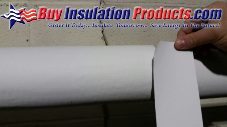 Sealing Pipe Insulation with ASJ Tape