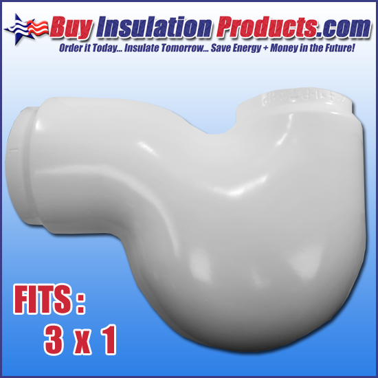 3 x 1 P-Trap Insulation Cover