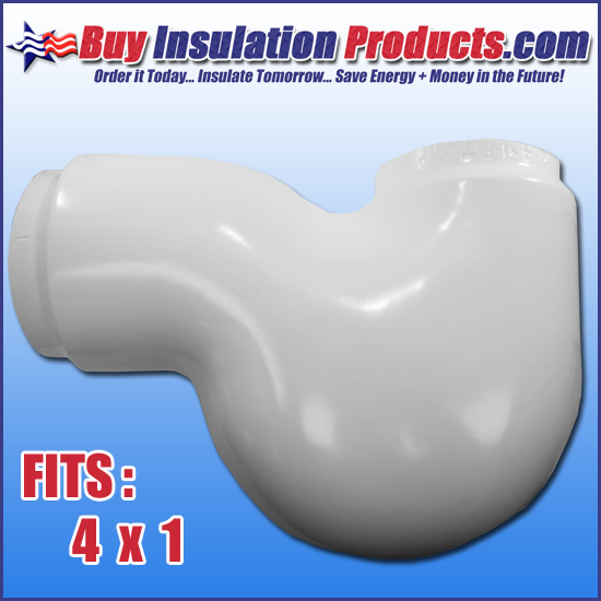 4 x 1 P-Trap Insulation Cover