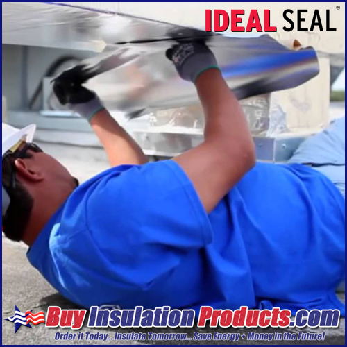 Ideal Seal 777 Aluminum Cladding for Exterior Duct Insulation