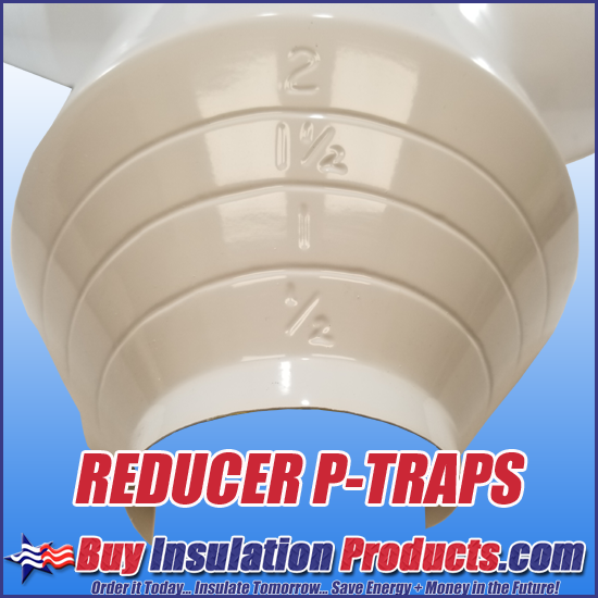 P-Trap Drain Insulation Cover - Reducer Cone