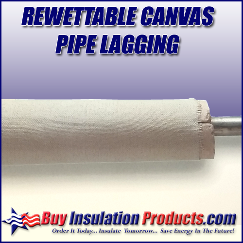 Rewettable Canvas Pipe Lagging